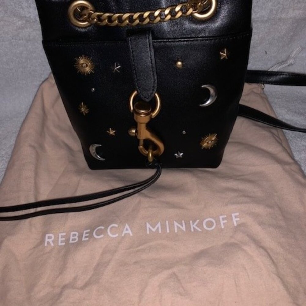 COPY - Rebecca Minkoff Mystical Edie small bucket crossbody - black
